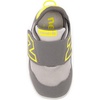 New Balance Baby Boys’ New-b V1 Hook and Loop(Rain Cloud/Egg Yolk)
