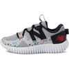 New Balance Boys’ Playgruv V2 Bungee Sneakers(Concrete/Black)
