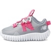 New Balance Boys’ Playgruv V2 Bungee Sneakers(Grey/Hi-pink)