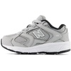 New Balance Kid’s 408 Bungee Lace | Casual Shoes(Raincloud/Silver Metallic)