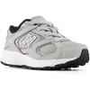 New Balance Kid’s 408 Bungee Lace | Casual Shoes(Raincloud/Silver Metallic)