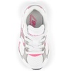 New Balance Kid’s 408 Bungee Lace | Casual Shoes(White/Pink Satin)