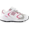 New Balance Kid’s 408 Bungee Lace | Casual Shoes(White/Pink Satin)