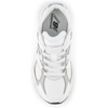 New Balance Kid’s 408 Bungee Lace | Casual Shoes(White/Silver Metallic)