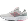 New Balance Kid’s 520 Lace Running Shoe (Big Kid)(Grey Matter/Signal Pink)