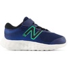 New Balance Kids’ 520 V8 Bungee(Nb Navy/Lime Leaf)