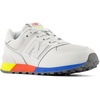 New Balance Kids’ 574 V1 Lace-Up Sneakers(Grey Matter/Lemon Zest)