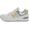 New Balance Kids’ 574 V1 Lace-Up Sneakers(Grey Matter/Sherbert)