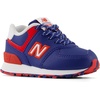 New Balance Kids’ 574 V1 Lace-Up Sneakers(Inkwell/White)