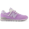 New Balance Kids’ 574 V1 Lace-Up Sneakers(Lilac Glo/Bright Lavender)