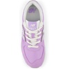 New Balance Kids’ 574 V1 Lace-Up Sneakers(Lilac Glo/Bright Lavender)