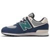 New Balance Kids’ 574 V1 Lace-Up Sneakers(Nb Navy/Slate Gray)