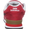 New Balance Kids’ 574 V1 Lace-Up Sneakers(Red/Brown)