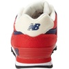 New Balance Kids’ 574 V1 Lace-Up Sneakers(Red/Navy)