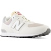 New Balance Kids’ 574 V1 Lace-Up Sneakers(Sea Salt/White)