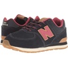 New Balance Kids’ 574 V1 Neo Sole Lace-up(Black/Earth Red)