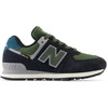 New Balance Kids’ 574 V1 Neo Sole Lace-up(Black/Kombu)