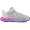 New Balance Kids’ Fresh Foam Arishi V4 Running Shoes(Grey Matter/Mid Century Pink/Lilac Glo)