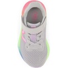 New Balance Kids’ Fresh Foam Arishi V4 Running Shoes(Light Aluminum/Cyber Lilac/Neon Pink)