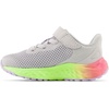 New Balance Kids’ Fresh Foam Arishi V4 Running Shoes(Light Aluminum/Cyber Lilac/Neon Pink)