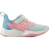 New Balance Kids Rave Run V2 Bungee | Road Running Shoes(Glint Blue/Double Bubble)