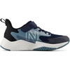 New Balance Kids Rave Run V2 Bungee | Road Running Shoes(Navy/Salt Water)