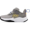 New Balance Kids Rave Run V2 Bungee | Road Running Shoes(Rain Cloud/Vibrant Apricot/Marblehead)