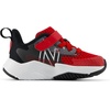 New Balance Kids Rave Run V2 Bungee | Road Running Shoes(Team Red/Black/Black Cement)