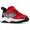 New Balance Kids Rave Run V2 Bungee | Road Running Shoes(Team Red/Black/Black Cement)
