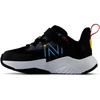 New Balance Kids’ Rave Run V2 Hook and Loop | Road Running Shoes(Black/Blast Red/Team Sky Blue)