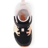 New Balance Kids’ Rave Run V2 Hook and Loop | Road Running Shoes(Black/Flare/Rose Sugar)