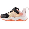 New Balance Kids’ Rave Run V2 Hook and Loop | Road Running Shoes(Black/Flare/Rose Sugar)