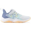 New Balance Kids’ Rave Run V2 Hook and Loop | Road Running Shoes(Ice Blue/Bright Cyan/Solar Flare)