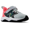 New Balance Kids’ Rave Run V2 Hook and Loop | Road Running Shoes(Quartz Grey/Ultra Pink/Cyber Jade)