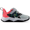 New Balance Kids’ Rave Run V2 Hook and Loop | Road Running Shoes(Quartz Grey/Ultra Pink/Cyber Jade)