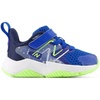 New Balance Kids’ Rave Run V2 Hook and Loop | Road Running Shoes(Team Royal/Blue Oasis/Bleached Lime Glo)