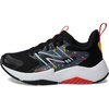 New Balance Kids’ Rave Run V2 Lace-Up Running Shoes(Black/Blast Red)