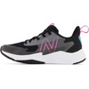 New Balance Kids’ Rave Run V2 Lace-Up Running Shoes(Black/Vibrant Pink)
