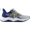New Balance Kids’ Rave Run V2 Lace-Up Running Shoes(Granite/Inkwell/Pixel Green)