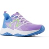 New Balance Kids’ Rave Run V2 Lace-Up Running Shoes(Lilac Glo/Sky Blue/Pixel Green)