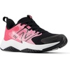 New Balance Kids’ Rave Run V2 Lace-Up Running Shoes(Signal Pink/Black)
