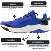 New Balance Mens Dynasoft Nitrel V6 Trail Running Shoe(Blue Bird)