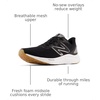 New Balance Men’s Fresh Foam Arishi V4 Running Shoe(Black/Silver Metallic)