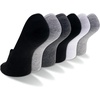 New Balance Men’s and Women’s Performance Cushioned Liner Socks – 6 & 12 Pairs – Moisture Wicking(Black Assorted (6 Pairs))