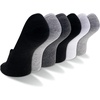New Balance Men’s and Women’s Performance Cushioned Liner Socks – 6 & 12 Pairs – Moisture Wicking(Black Assorted (6 Pairs))