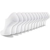 New Balance Men’s and Women’s Performance Cushioned Liner Socks – 6 & 12 Pairs – Moisture Wicking(White (12 Pairs))