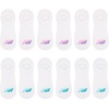 New Balance Men’s and Women’s Performance Cushioned Liner Socks – 6 & 12 Pairs – Moisture Wicking(White (12 Pairs))