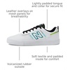 New Balance Unisex Adult Numeric 306 V1 Skateboarding Shoes(White/Baby Blue)