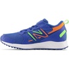 New Balance Unisex-Child Kids Fresh Foam 650 V1 Bungee Lace with Top Strap | Running Shoes(Cobalt/Pixel Green)