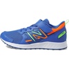 New Balance Unisex-Child Kids Fresh Foam 650 V1 Bungee Lace with Top Strap | Running Shoes(Cobalt/Pixel Green/Blaze Orange)